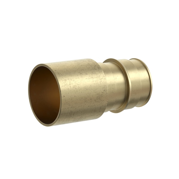 Jones Stephens 3/4in. F1960 x 1/2in. Female Brass PEX Sweat Adapter, 10PK F76845 - main